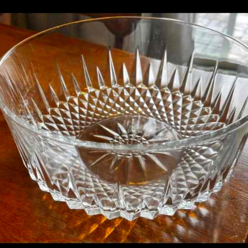 Crystal Starburst Decorative Bowl